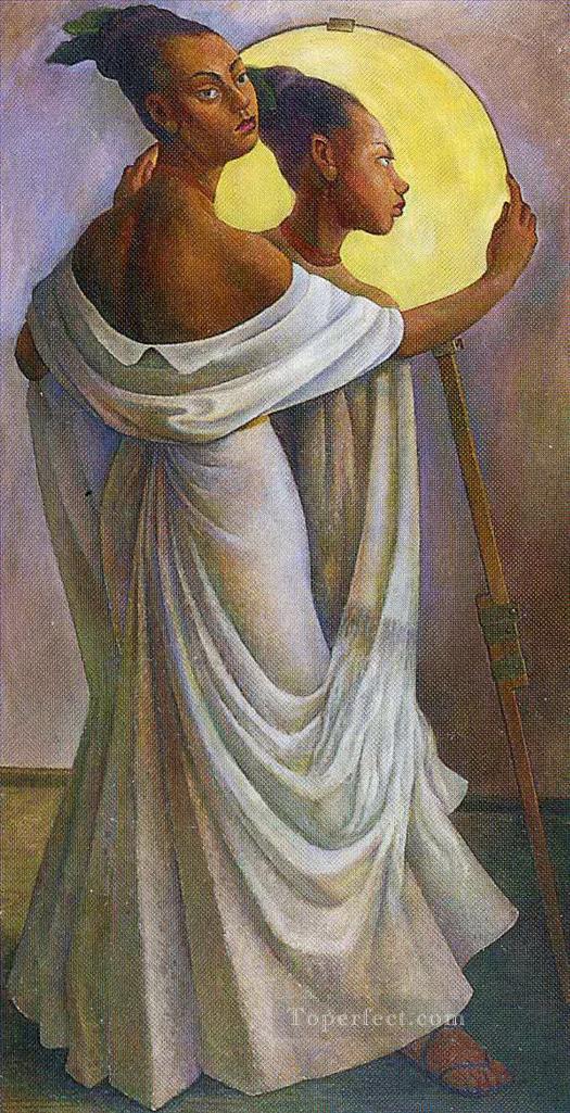 ルース・リベラの肖像 1949 ディエゴ・リベラ油絵